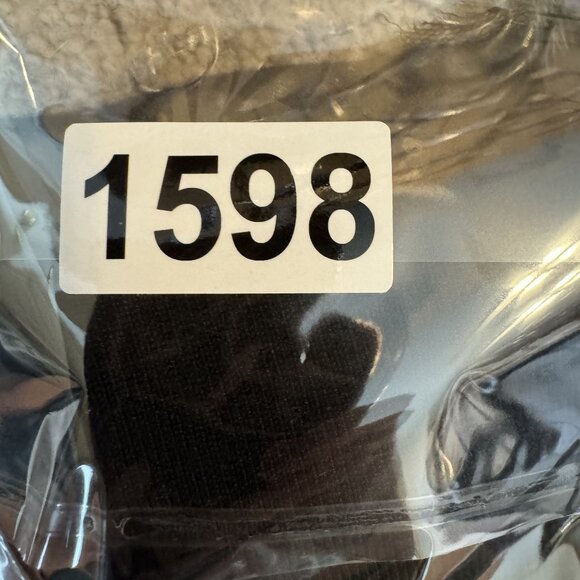 Candies Black Ribbed Fitted Dress Tulle Puff Sleeves Ruffle Hem S Whimsigoth Vtg - Picture 6 of 6